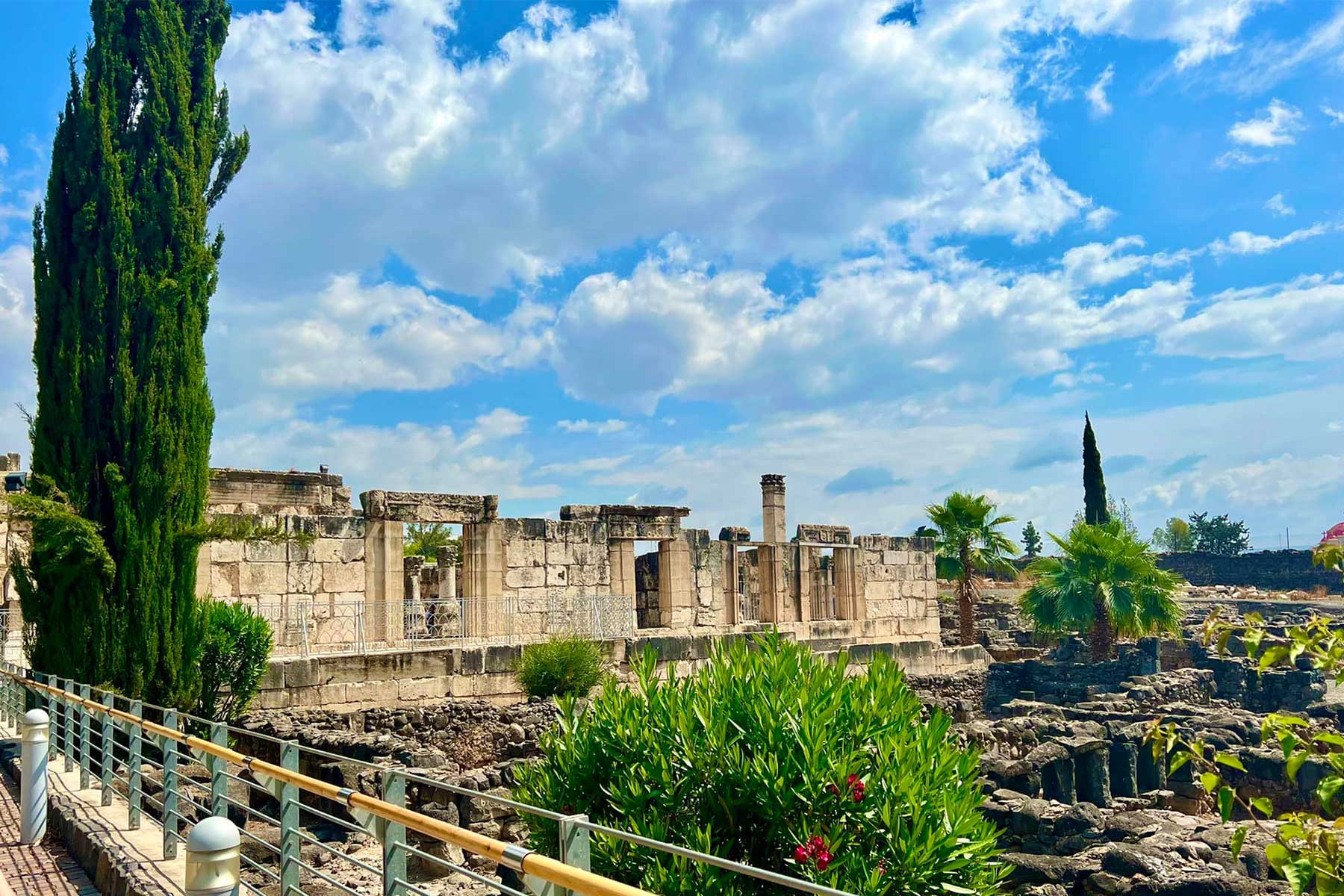 Photo of Capernaum Synagogue Ruins