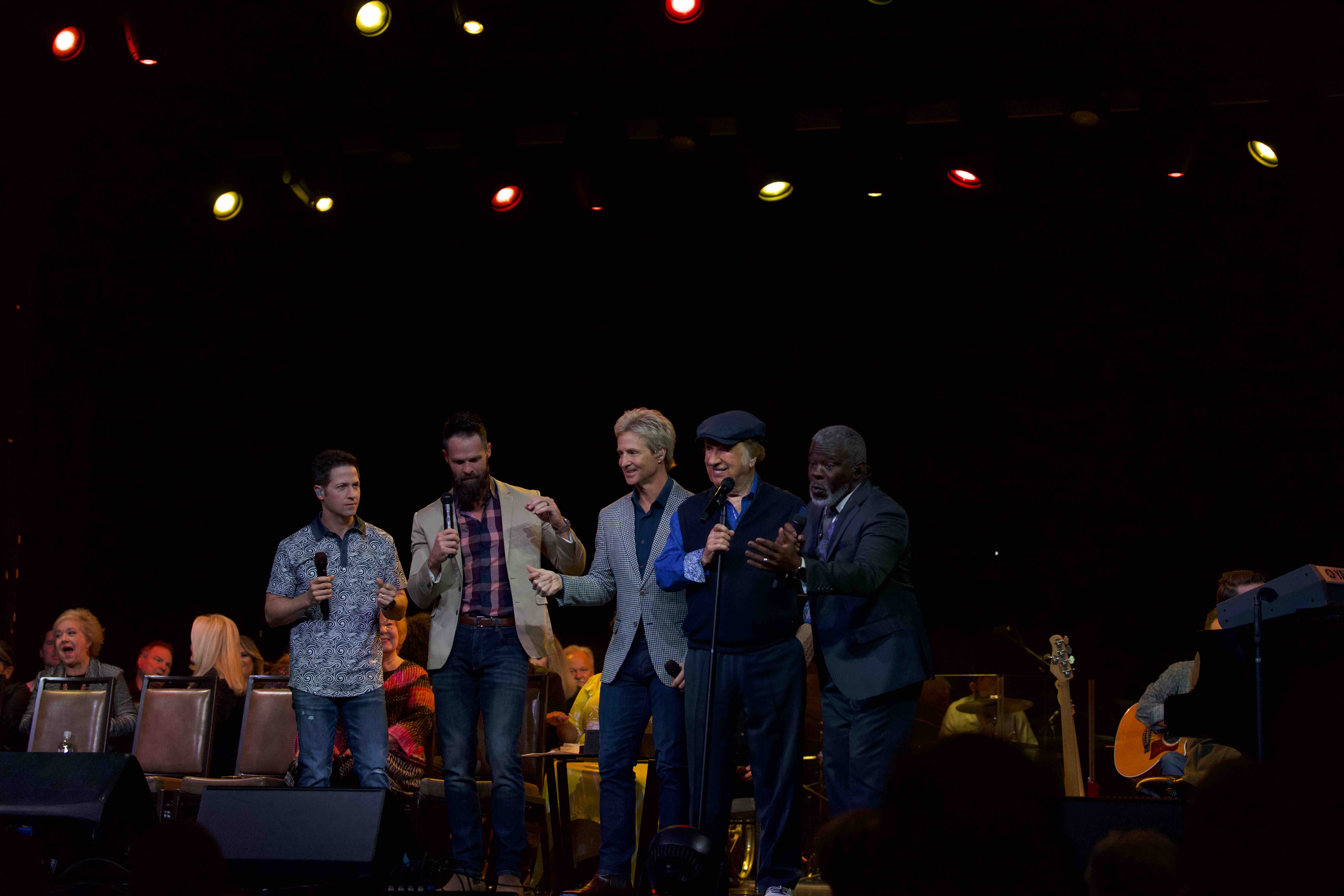 The Gaither Vocal Band Performing during the Gaither Homecoming Alaska Cruise