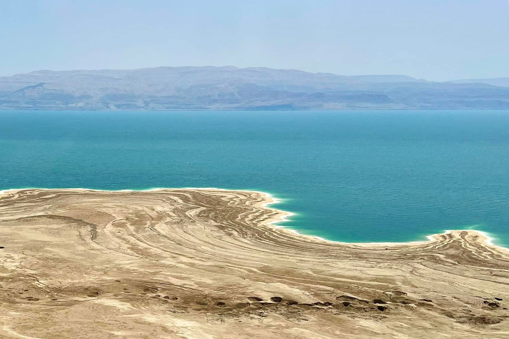 Aerial view of the Dead Sea