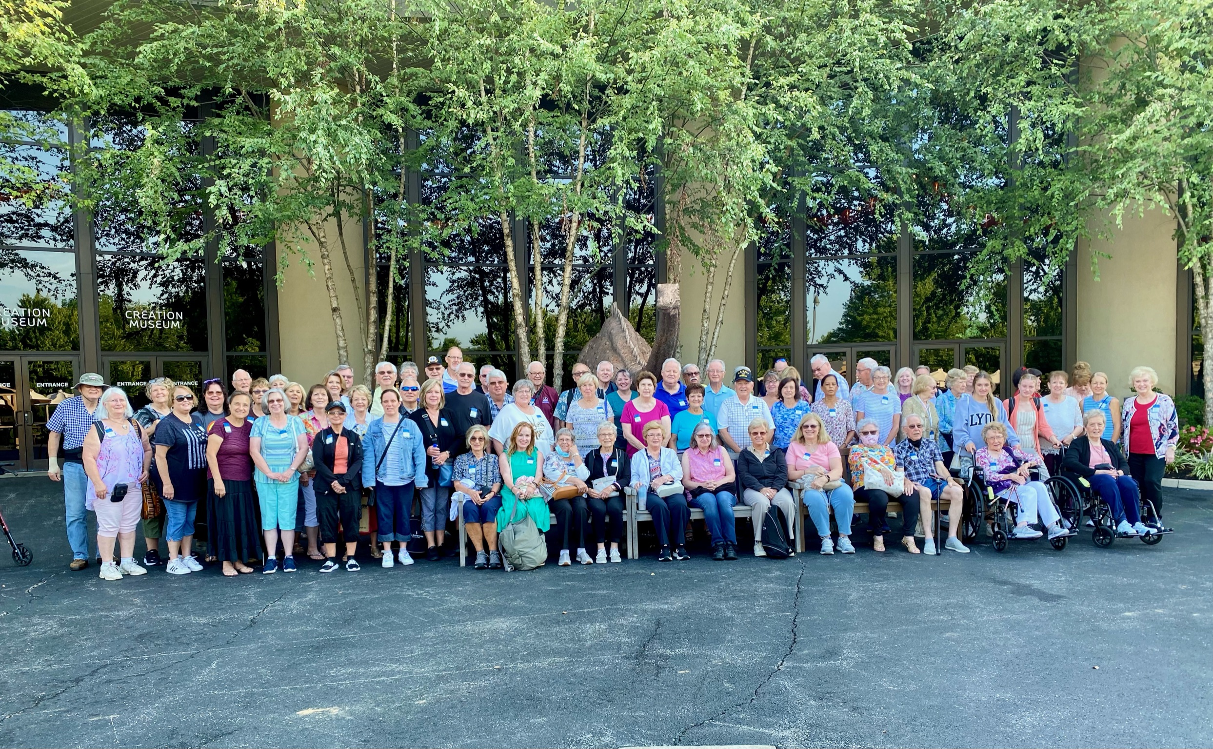 Group photo of Inspiration travelers at the Ark Encounter